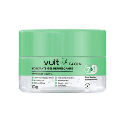 Gel Hidratante Refrescante Vult Facial 7 em 1 100g